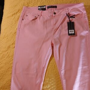 Vix Women's Light Pink Skinny Jeans